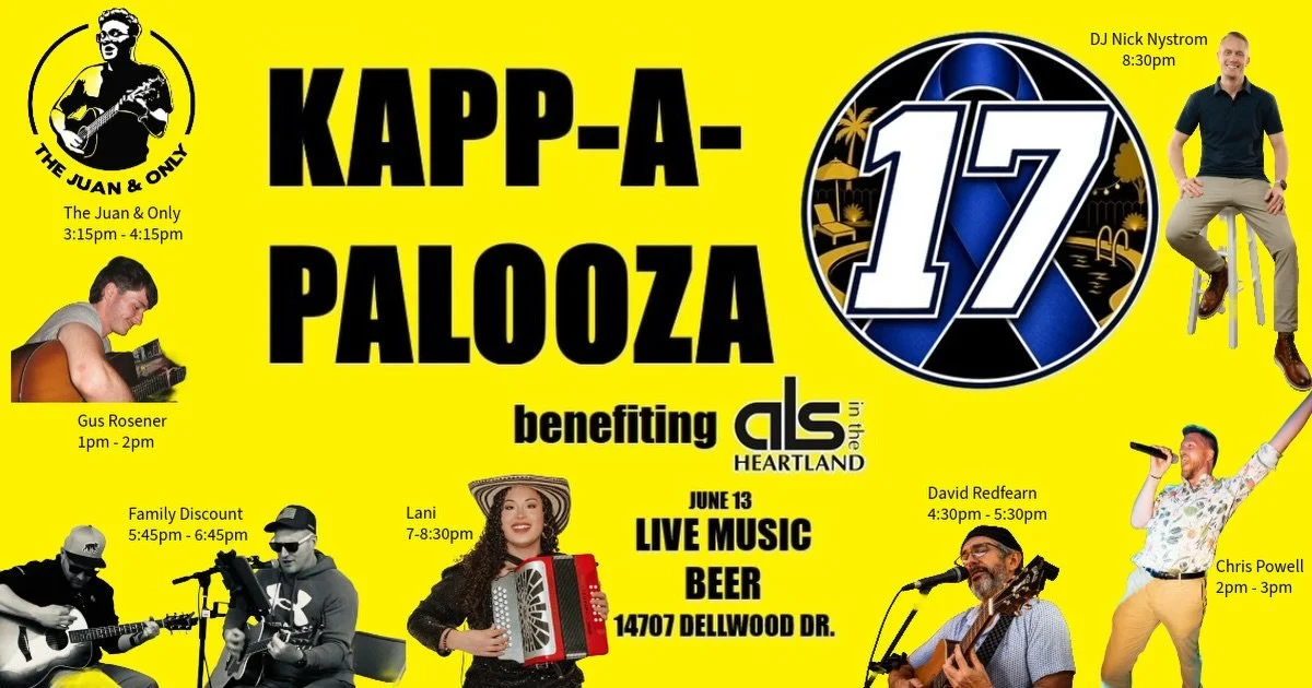 WE'RE DOING A POOL PARTY!! 🏖️☀️ My full band will be HEADLINING the 17th annual Kapp-a-palooza Festival NEXT SATURDAY June 13th at 7 pm! 🎶
&bull;
Join us for an evening full of food, drinks, and music from incredibly talented musicians from Des Moi