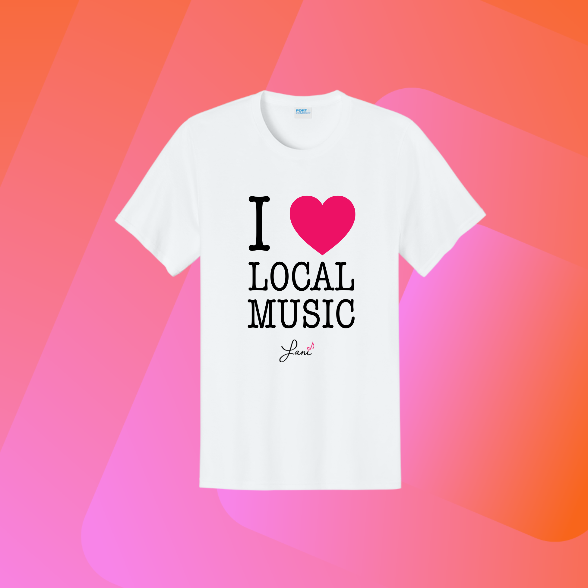 I 🩷 Local Music T-shirt (Limited Edition)