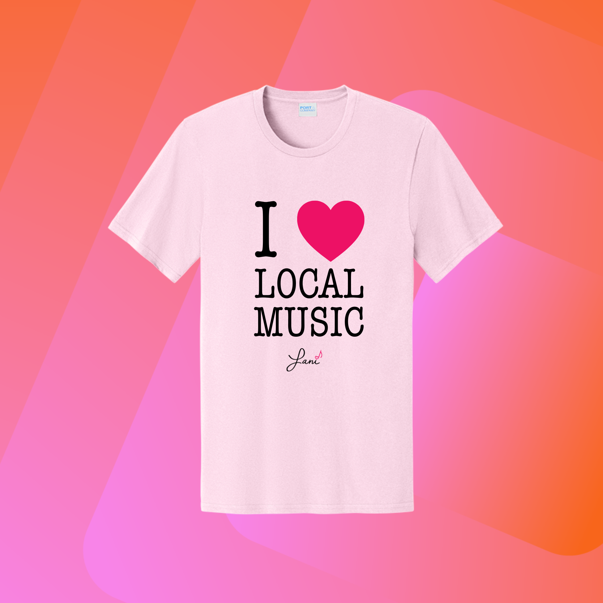 I 🩷 Local Music T-shirt (Limited Edition)