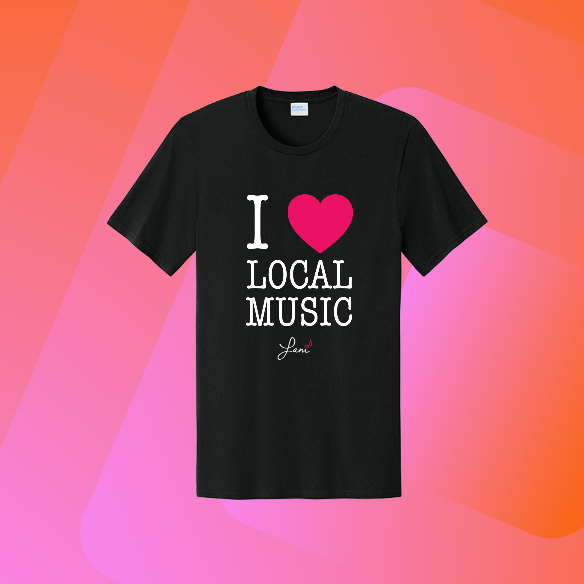 I 🩷 Local Music T-shirt (Limited Edition)