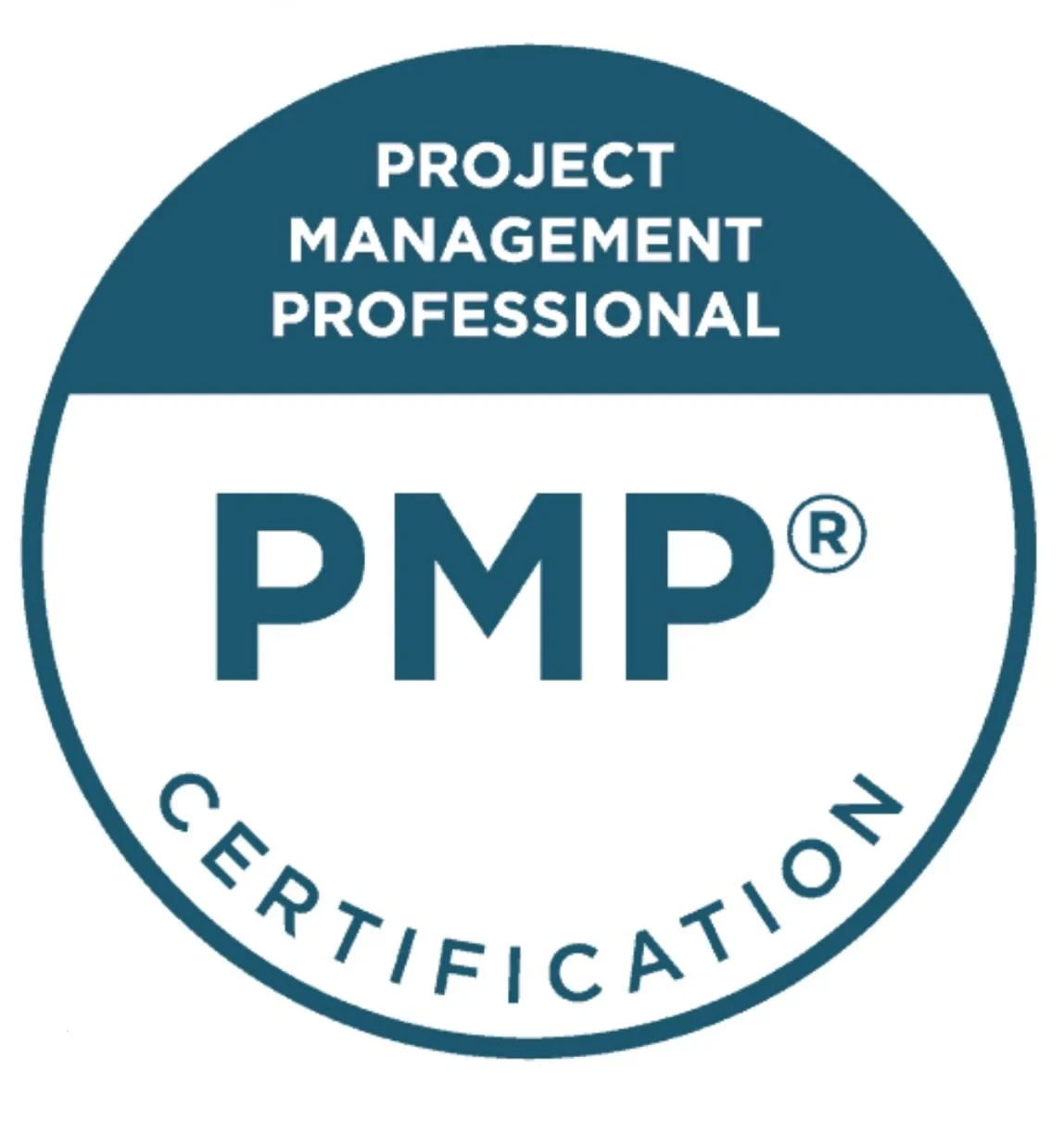 Certification badge for Project Management Professional (PMP).