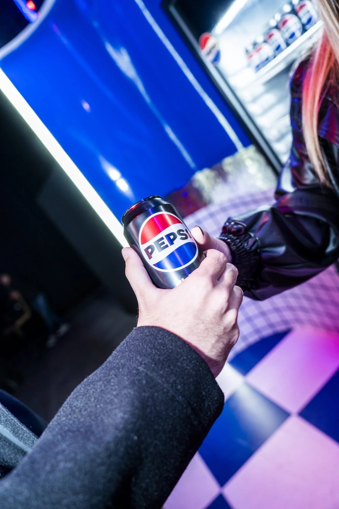 Lata de Pepsi en primer plano durante Galaxia 2026