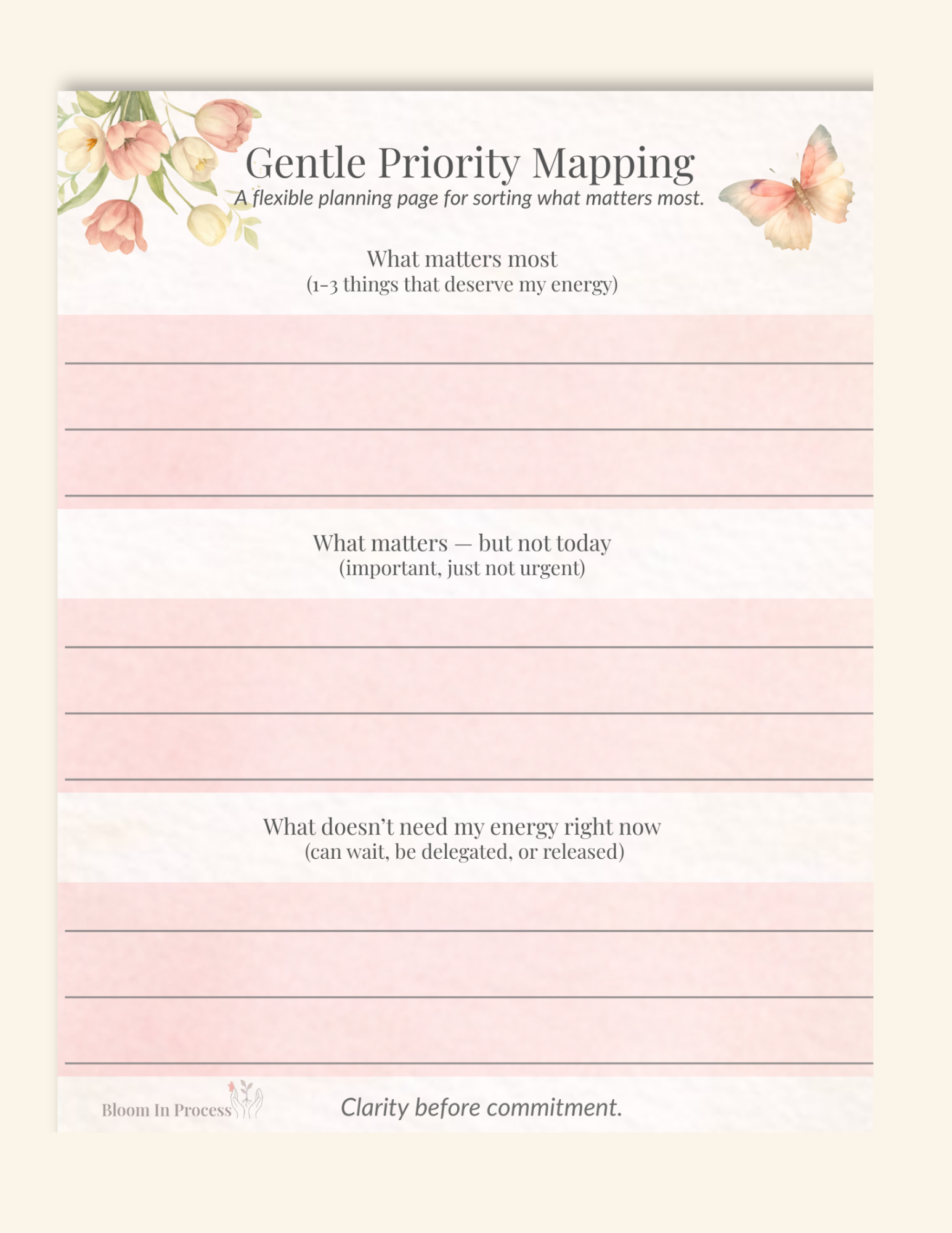 🗺️Gentle Priority Mapping