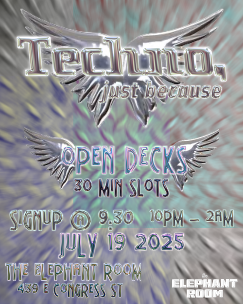 TECHNO, JUST BECAUSE