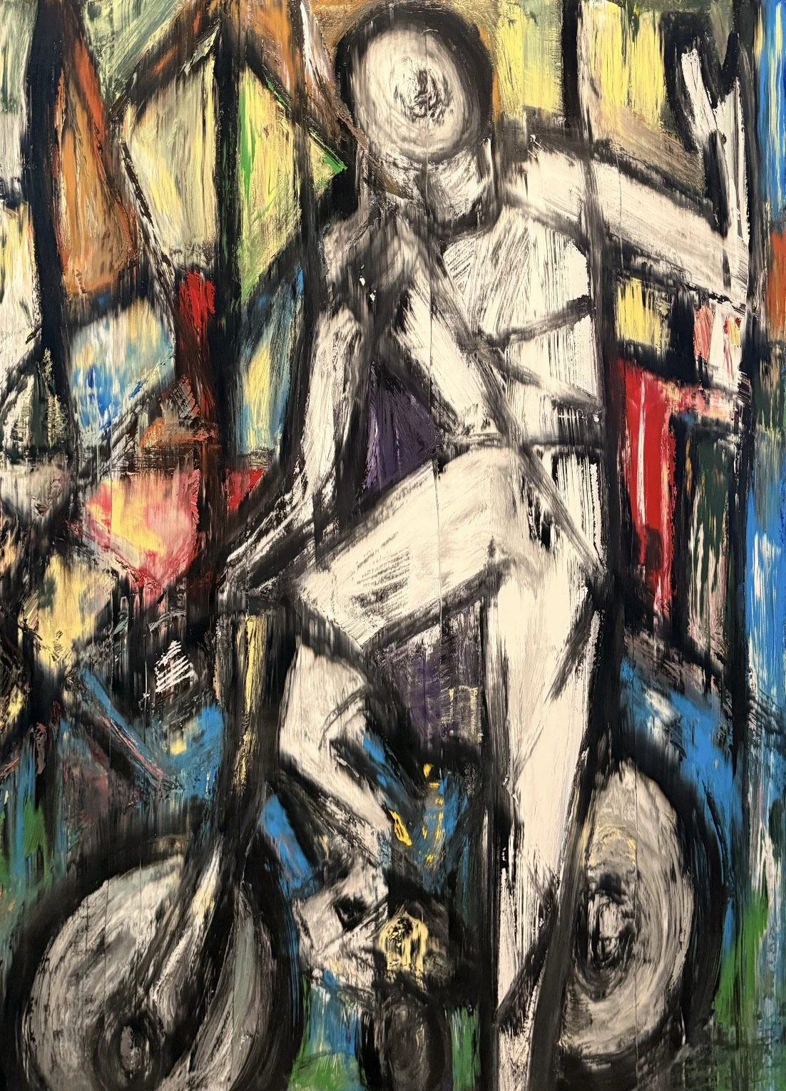 Insentient on bike | 60x48in
