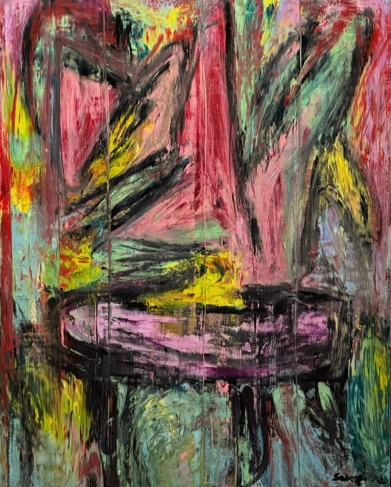 Saverpierre - Bouquet of Birds of Paradise. 60x48 SOLD