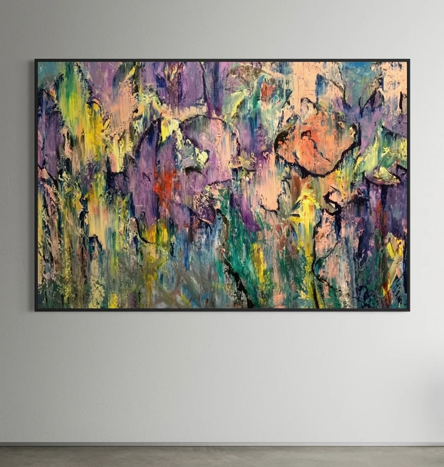 Saverpierre- &ldquo;My Love&rdquo; 
40x60in-  lavender, lilies and more. 

#contemporaryart #flowers #lavender #love