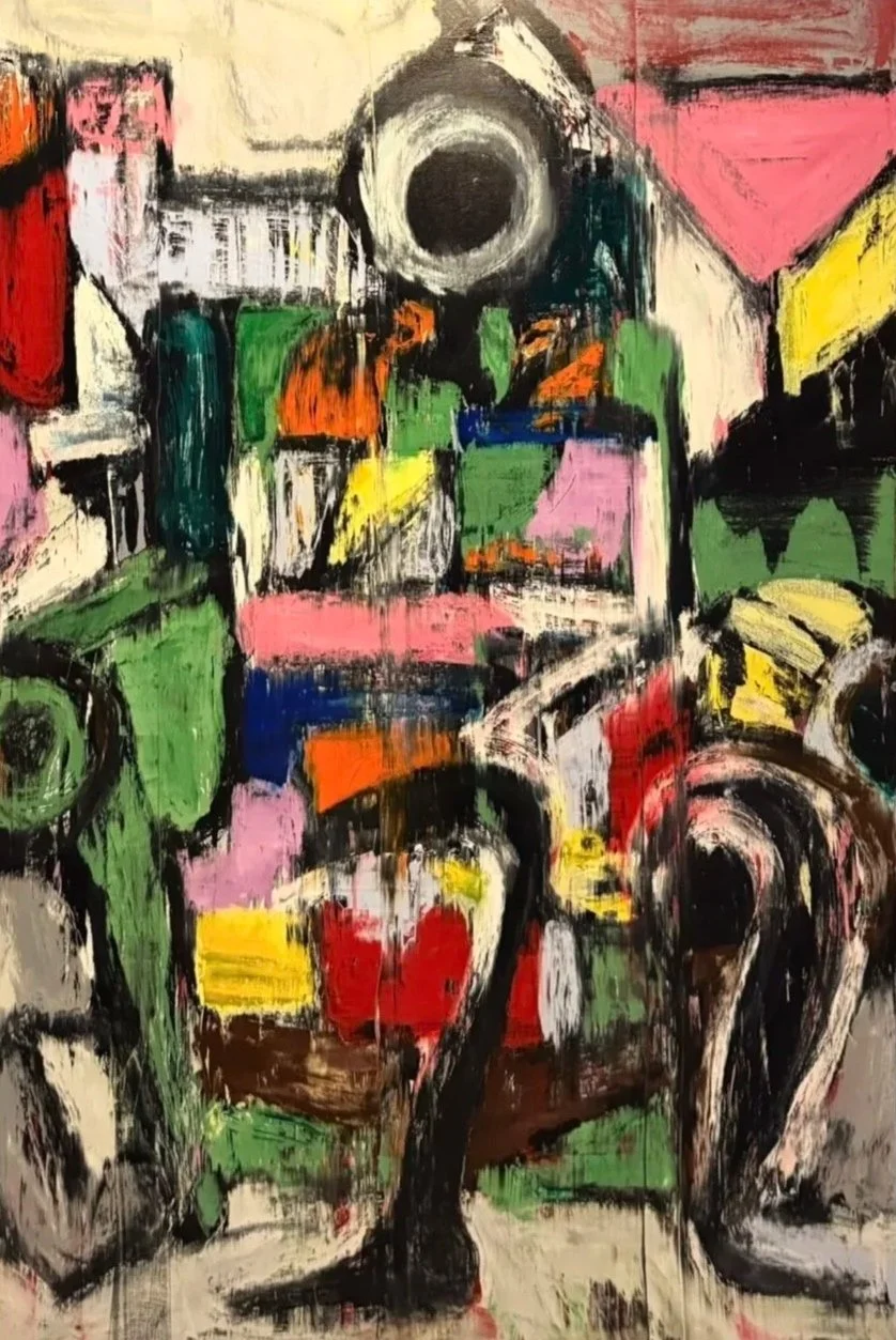 Insentient sitting | 72x48in