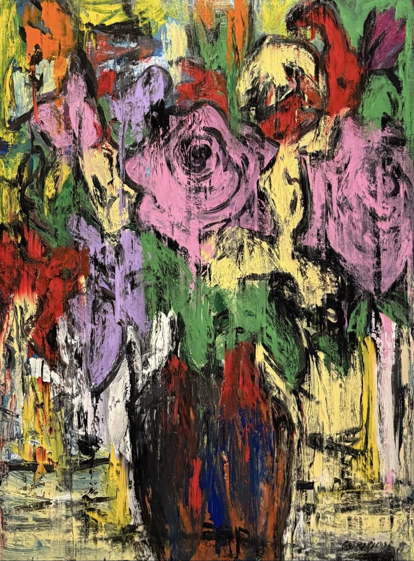  Sweetness | 2026 | Acrylic on canvas | 60x48in |