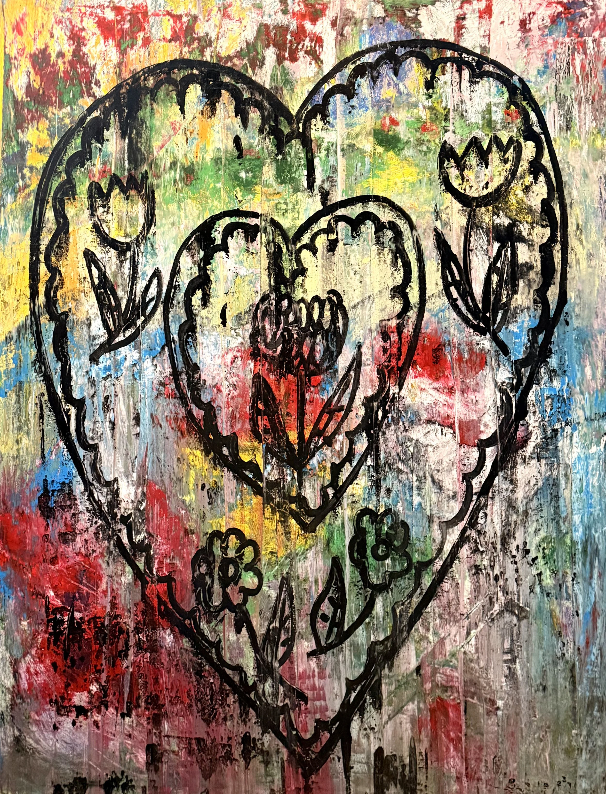 A heart within | 60x48in