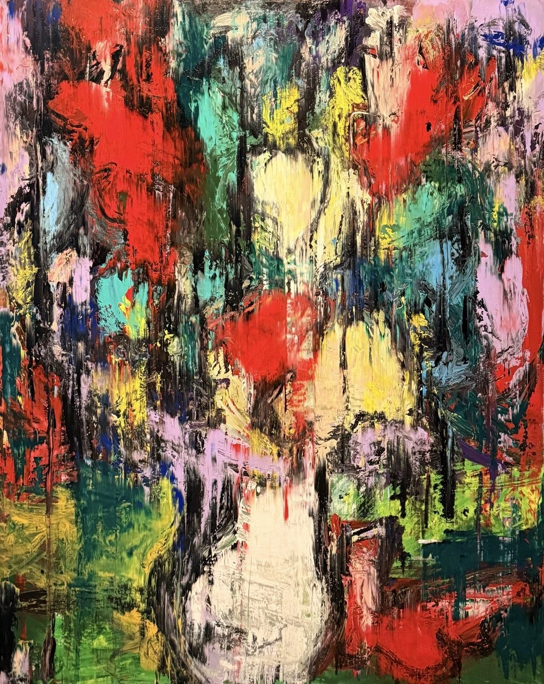 A touch of love | 2026 | Acrylic on canvas | 60x48in |