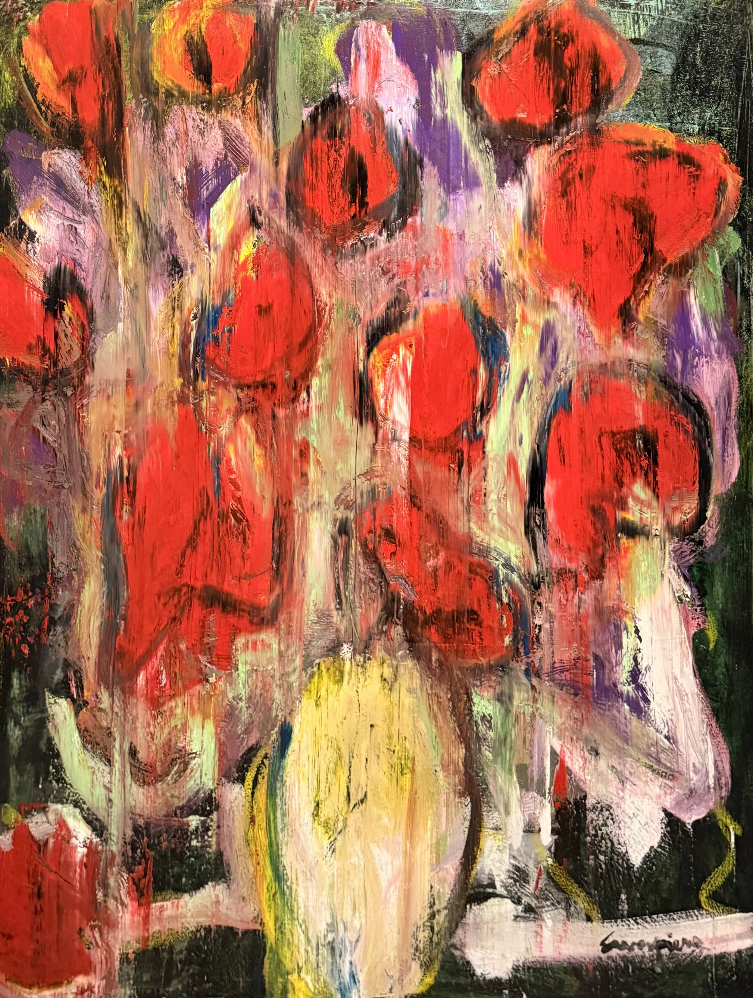 Loving you! | 2026 | Acrylic and oil on canvas | 60x48 |