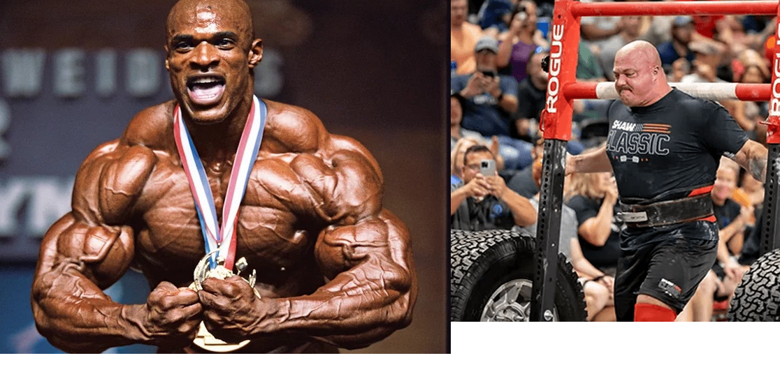 Ronnie Coleman and Mitchell Hooper are huge