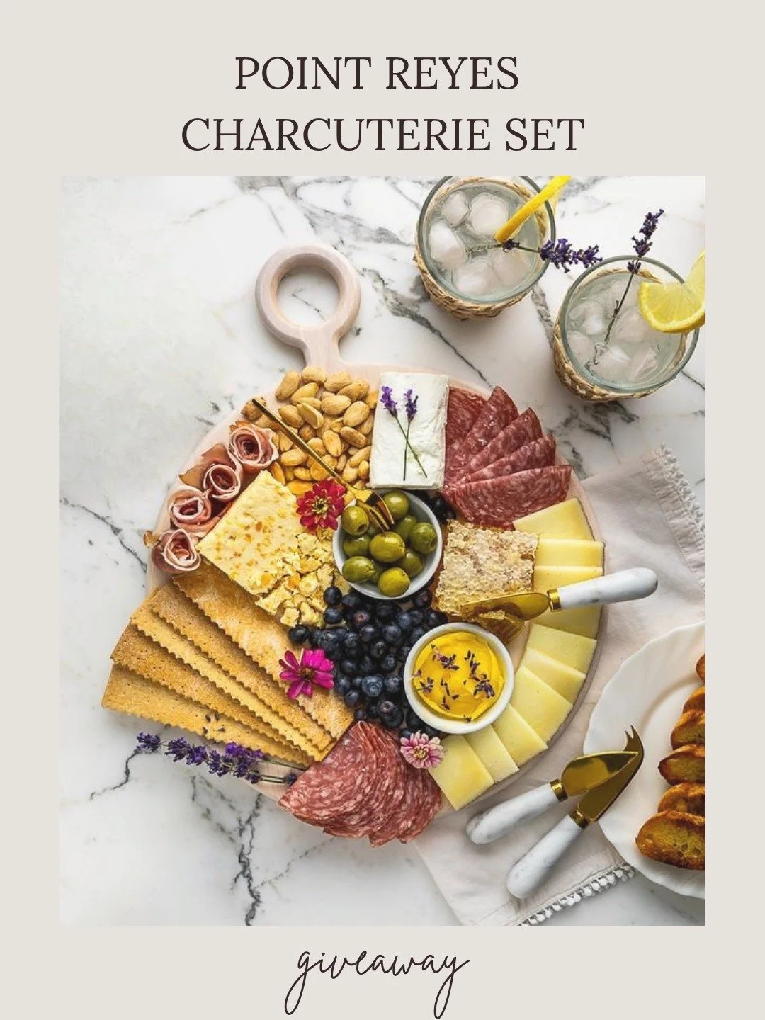 HOLIDAY HOSTING GIVEAWAY 

To celebrate the season (and say thank you for being here!), we&rsquo;re gifting one winner our Point Reyes Charcuterie Board, one of our favorite hostess gifts. 

Here&rsquo;s how to enter:
-Follow us
-Like + save this pos