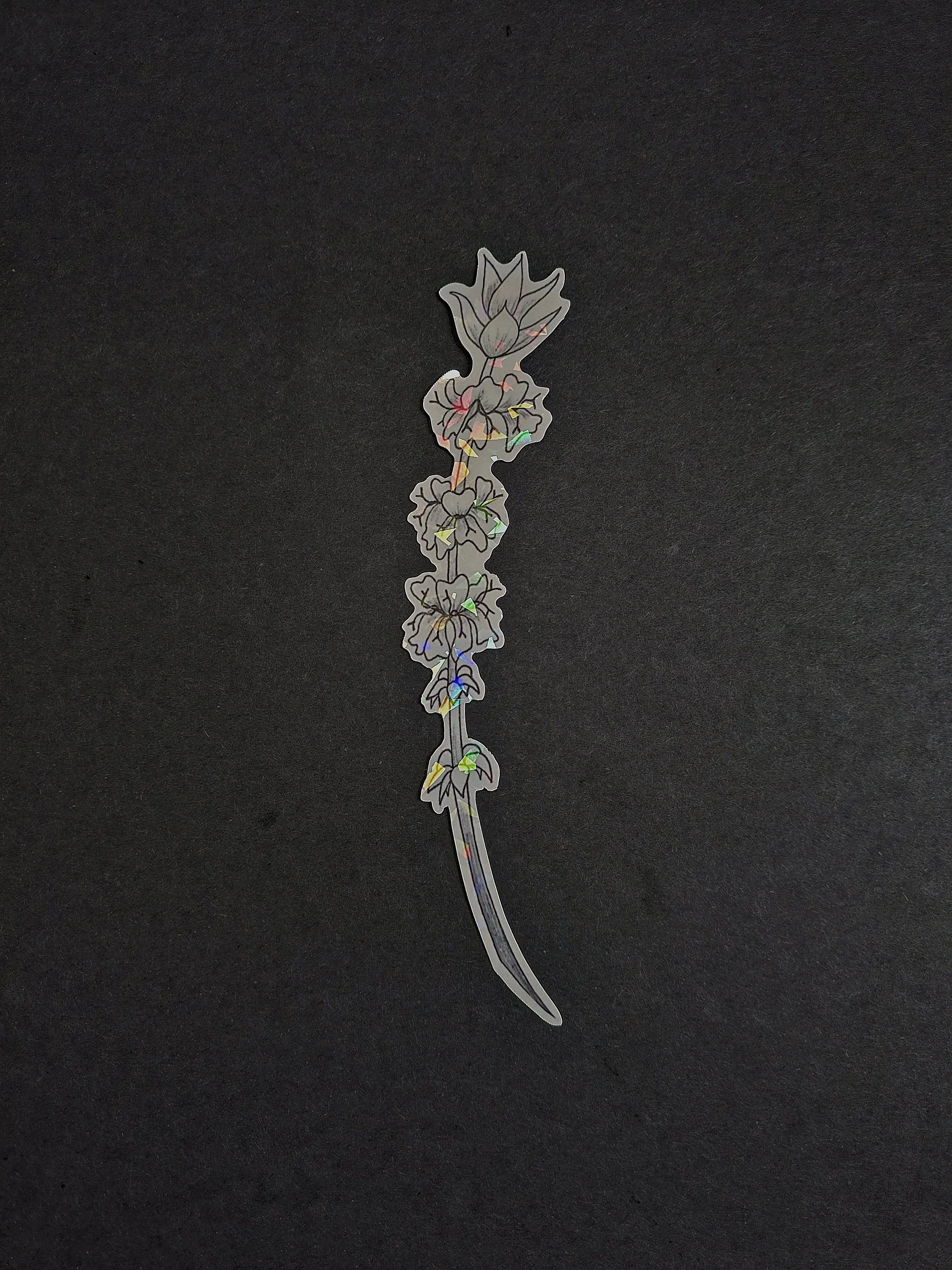 Basil Flower Sticker