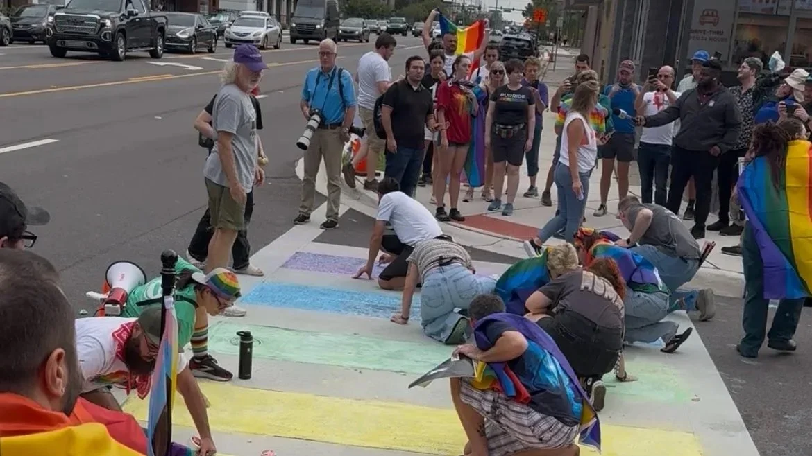 A Fight Over Crosswalks