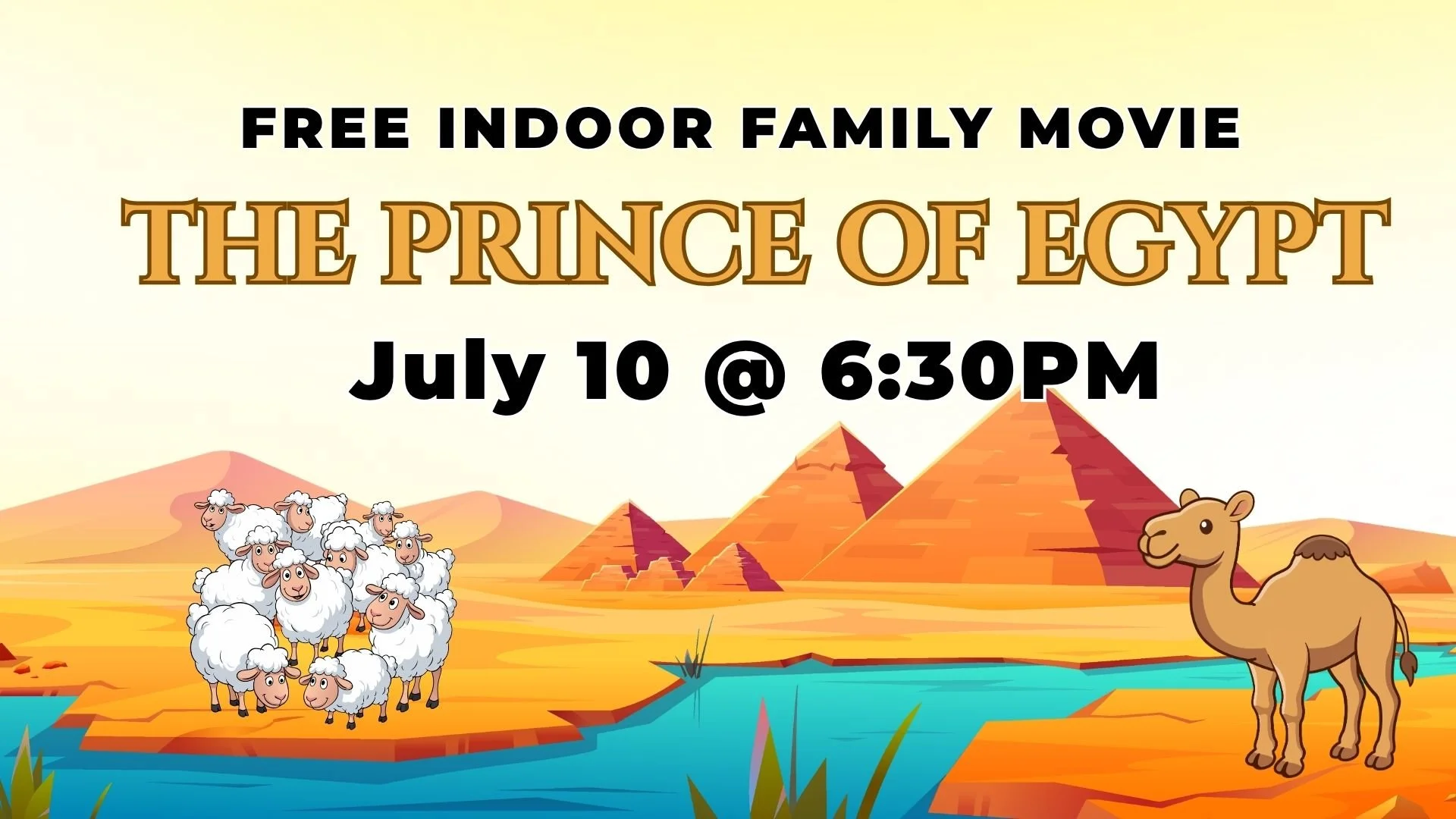 Indoor Family Movie - The Prince of Egypt
