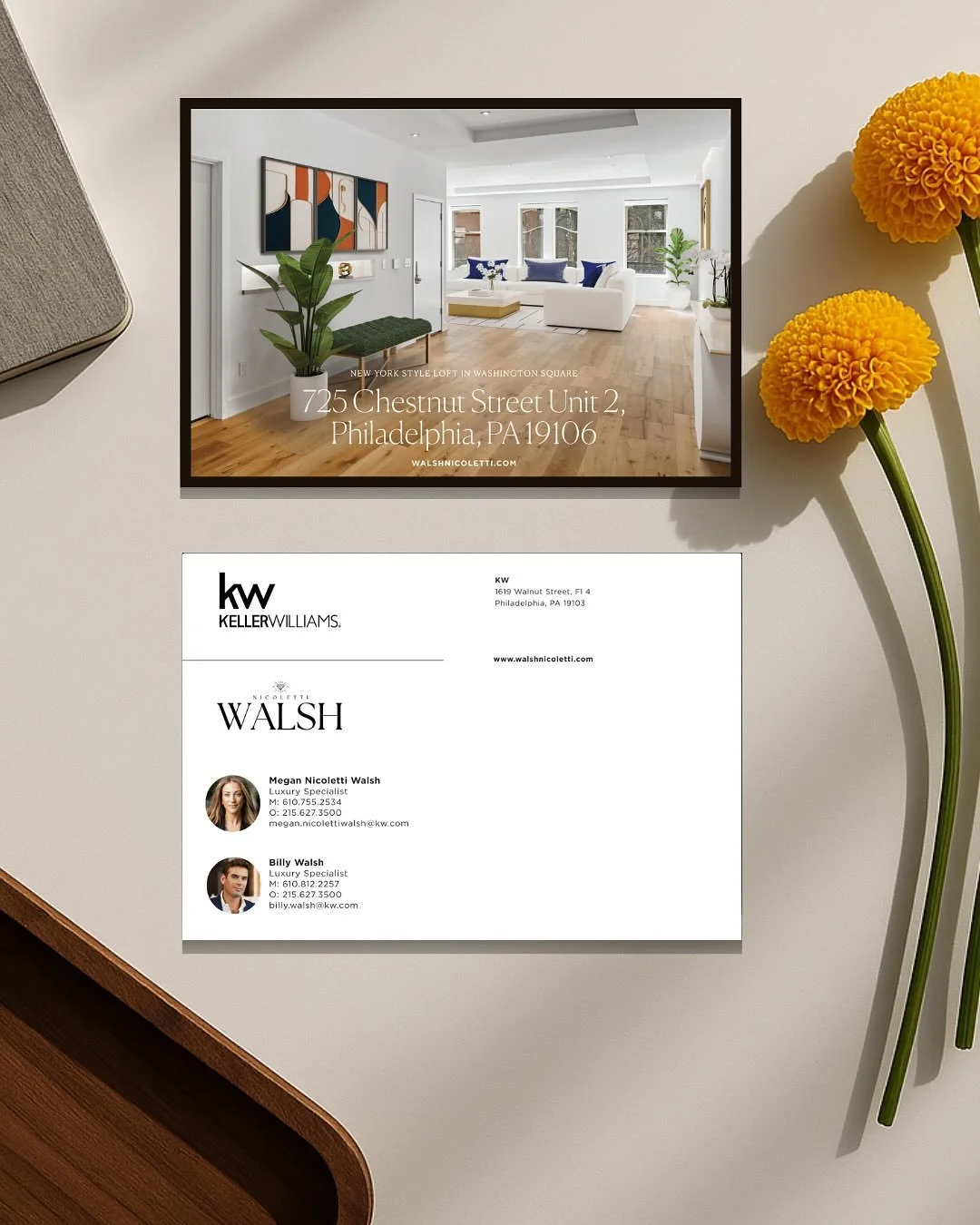 𝗖𝘂𝘀𝘁𝗼𝗺 𝗕𝗶𝗳𝗼𝗹𝗱 𝗣𝗼𝘀𝘁𝗰𝗮𝗿𝗱 &bull; 𝗗𝗲𝘀𝗶𝗴𝗻 &amp; 𝗘𝘅𝗲𝗰𝘂𝘁𝗶𝗼𝗻 &bull; 𝗪𝗮𝗹𝘀𝗵 𝗡𝗶𝗰𝗼𝗹𝗲𝘁𝘁𝗶 𝗧𝗲𝗮𝗺

This custom bifold postcard for the @walshnicoletti Team highlights their stunning listing at 725 Chestnut Street, 