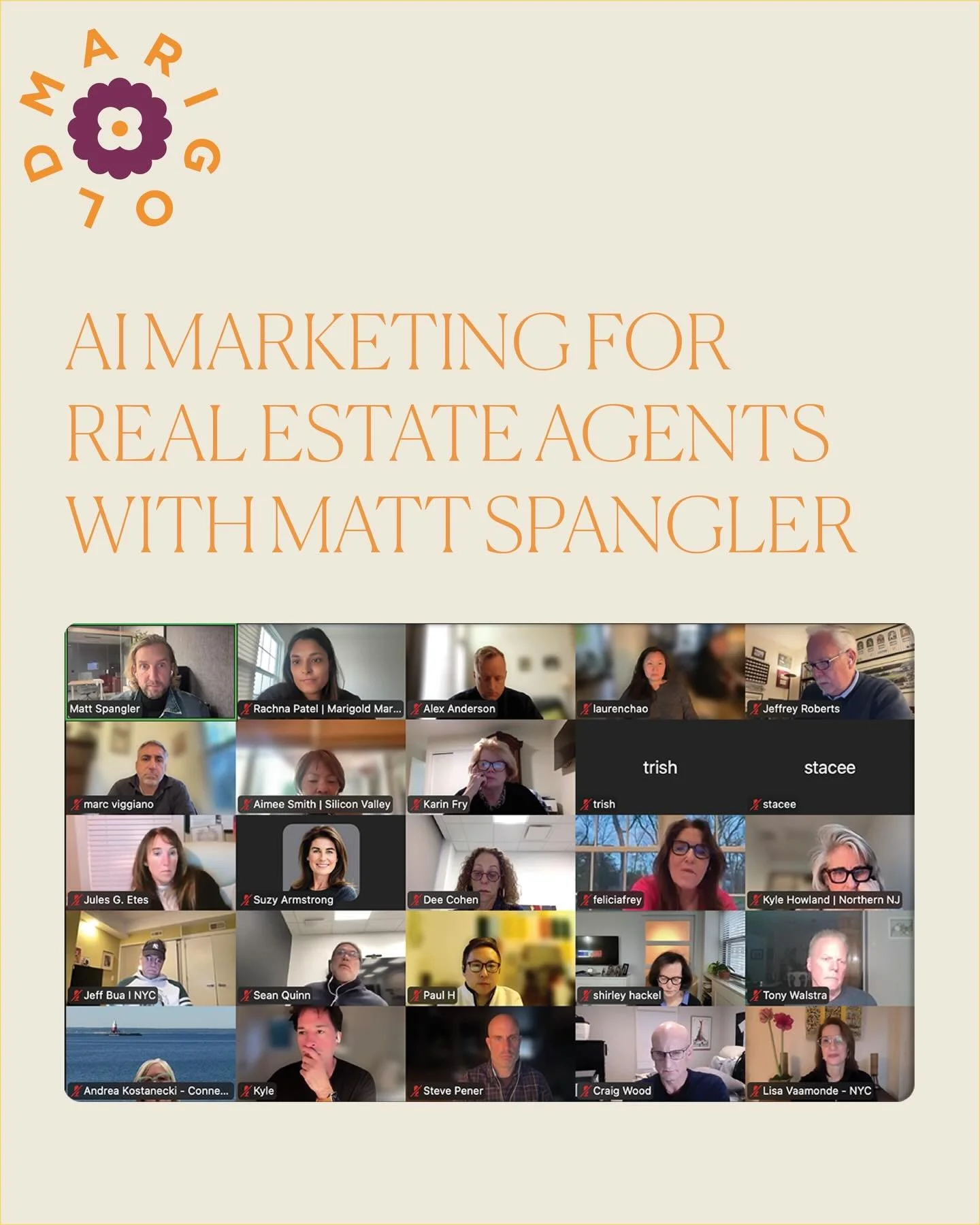 It was a great couple of months working with former Compass CMO @mattspangler to help market his AI for Real Estate Agents class! I supported Matt with the marketing strategy for his course. It was incredible to see the direct results. @agentintellig