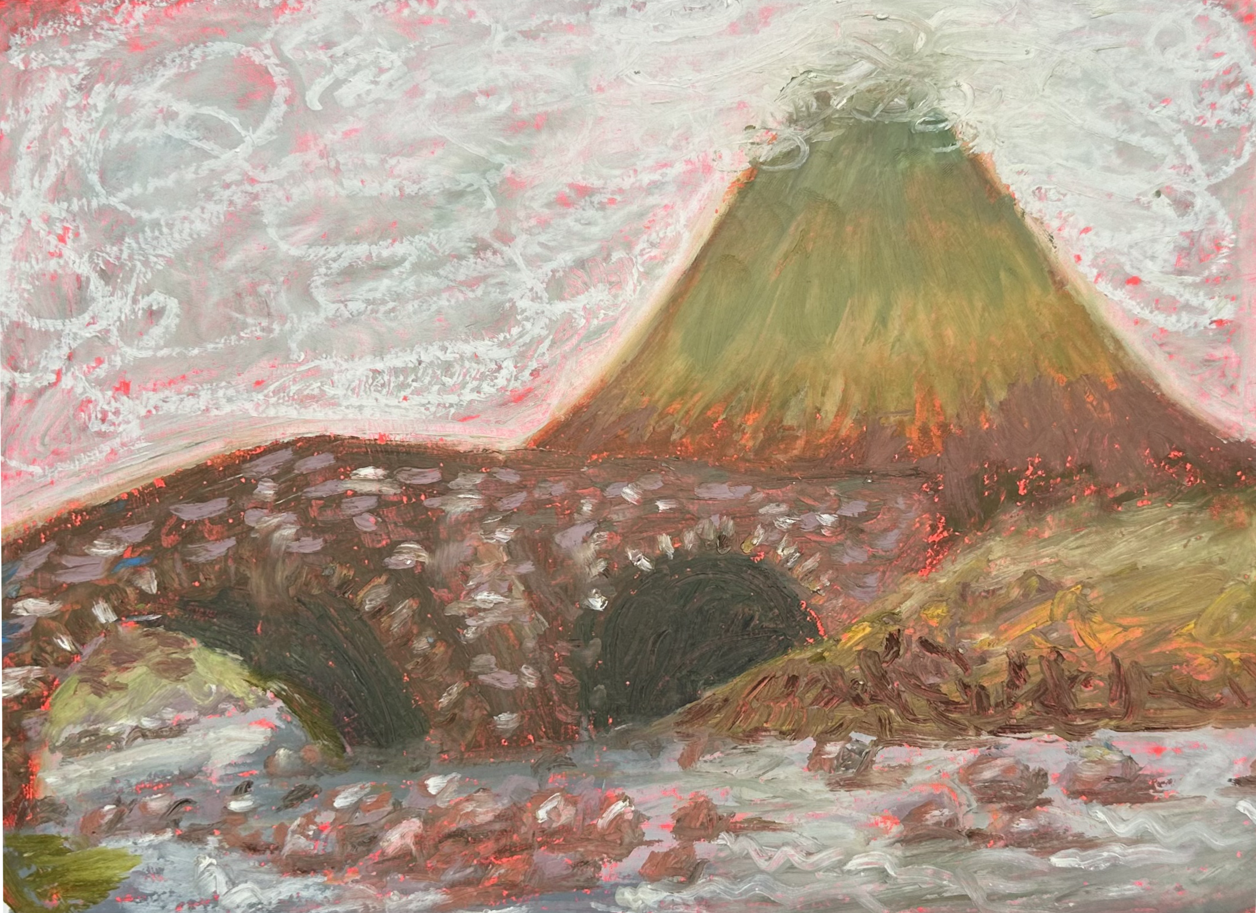 Sligachan Bridge, 16.25x13.25 (framed), 2025