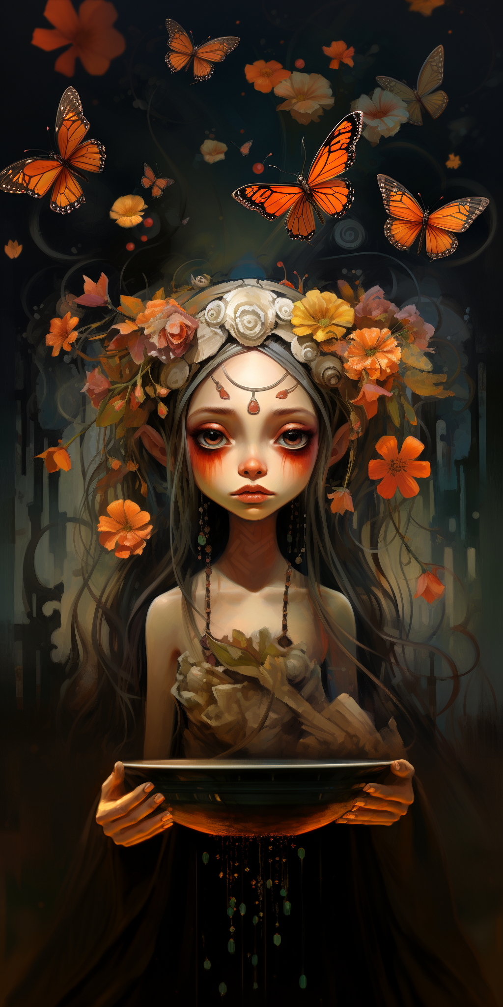 Savage Daughter, Butterflies - AI