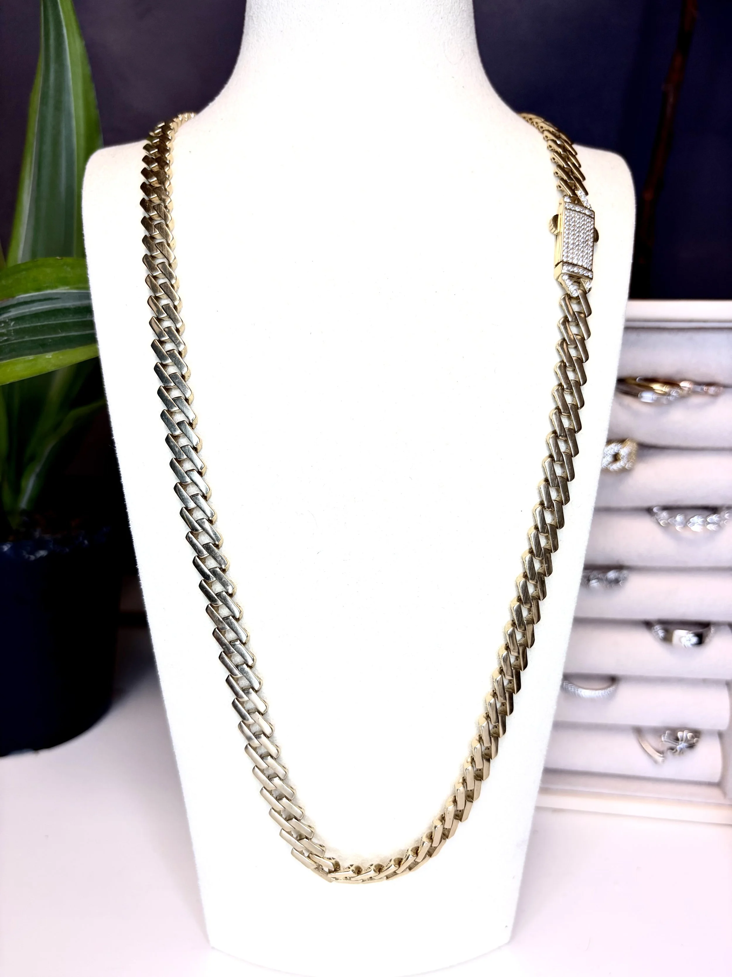 10k Monaco Link Chain