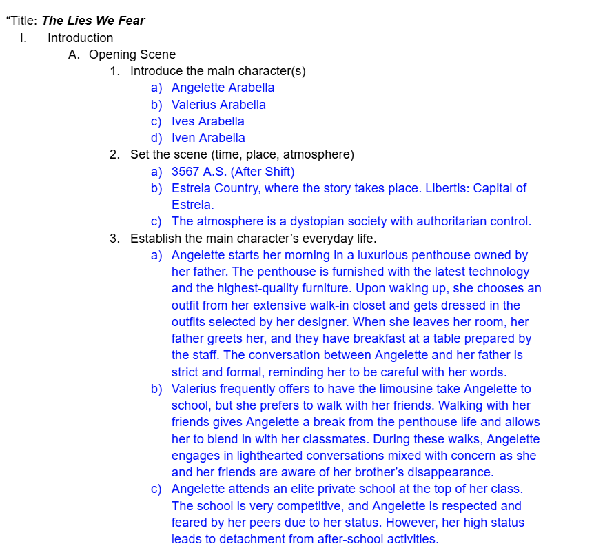 The Lies We Fear Series Outline