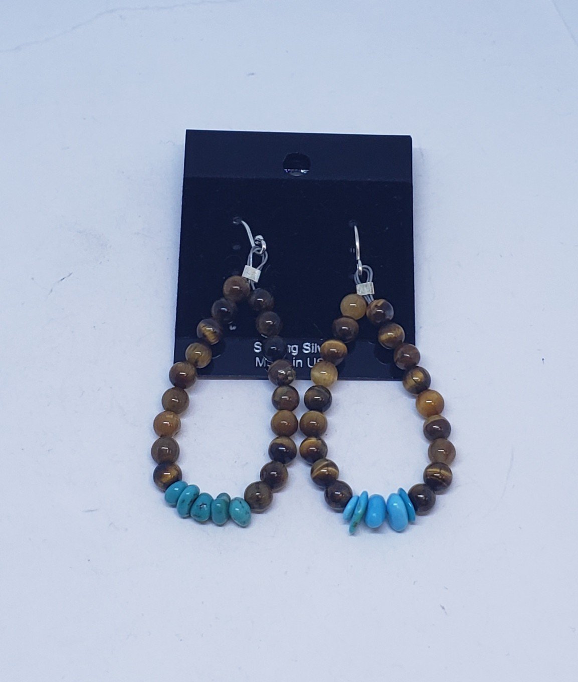 Tiger's Eye and Turquoise with Sterling Silver