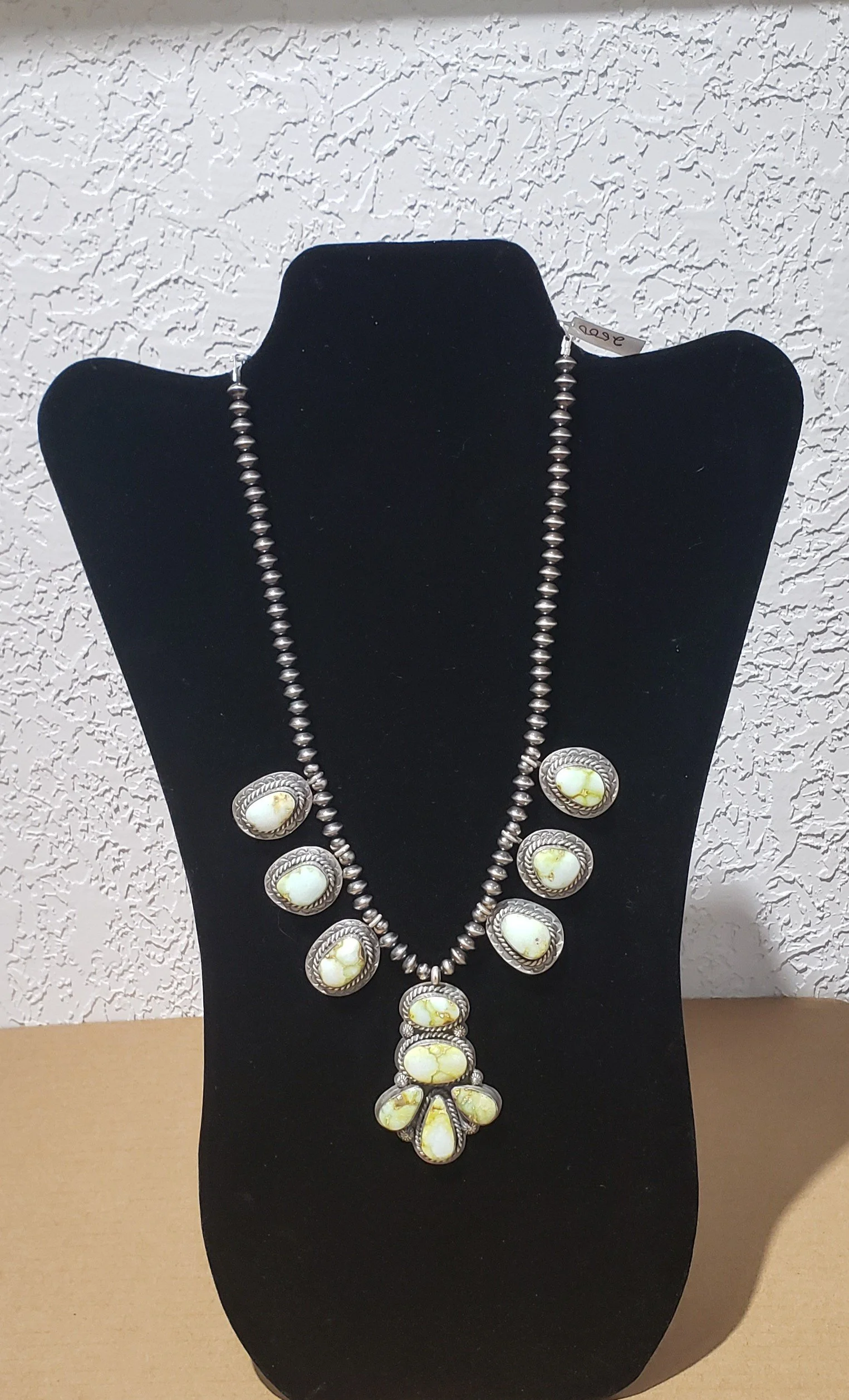 Palomino Turquoise Necklace with Sterling Silver