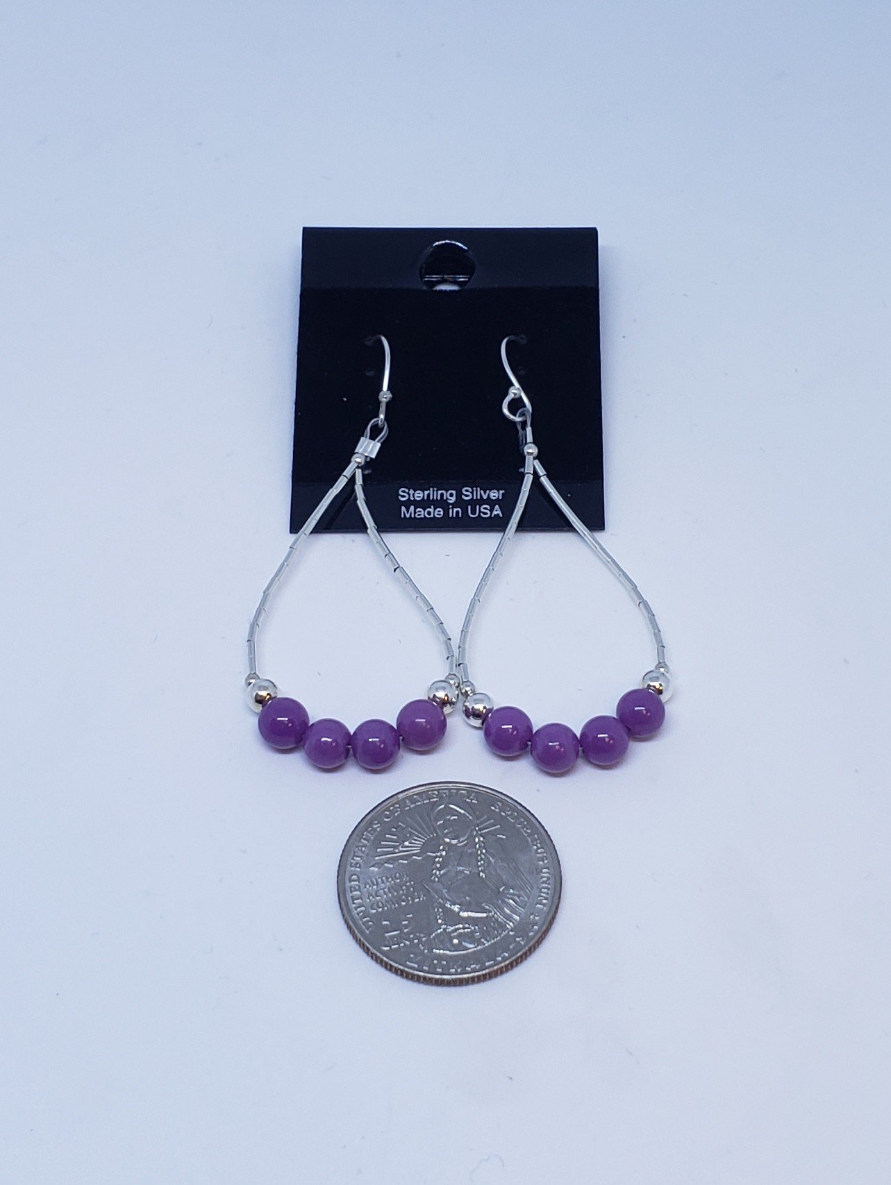 Phosphosiderite Earrings