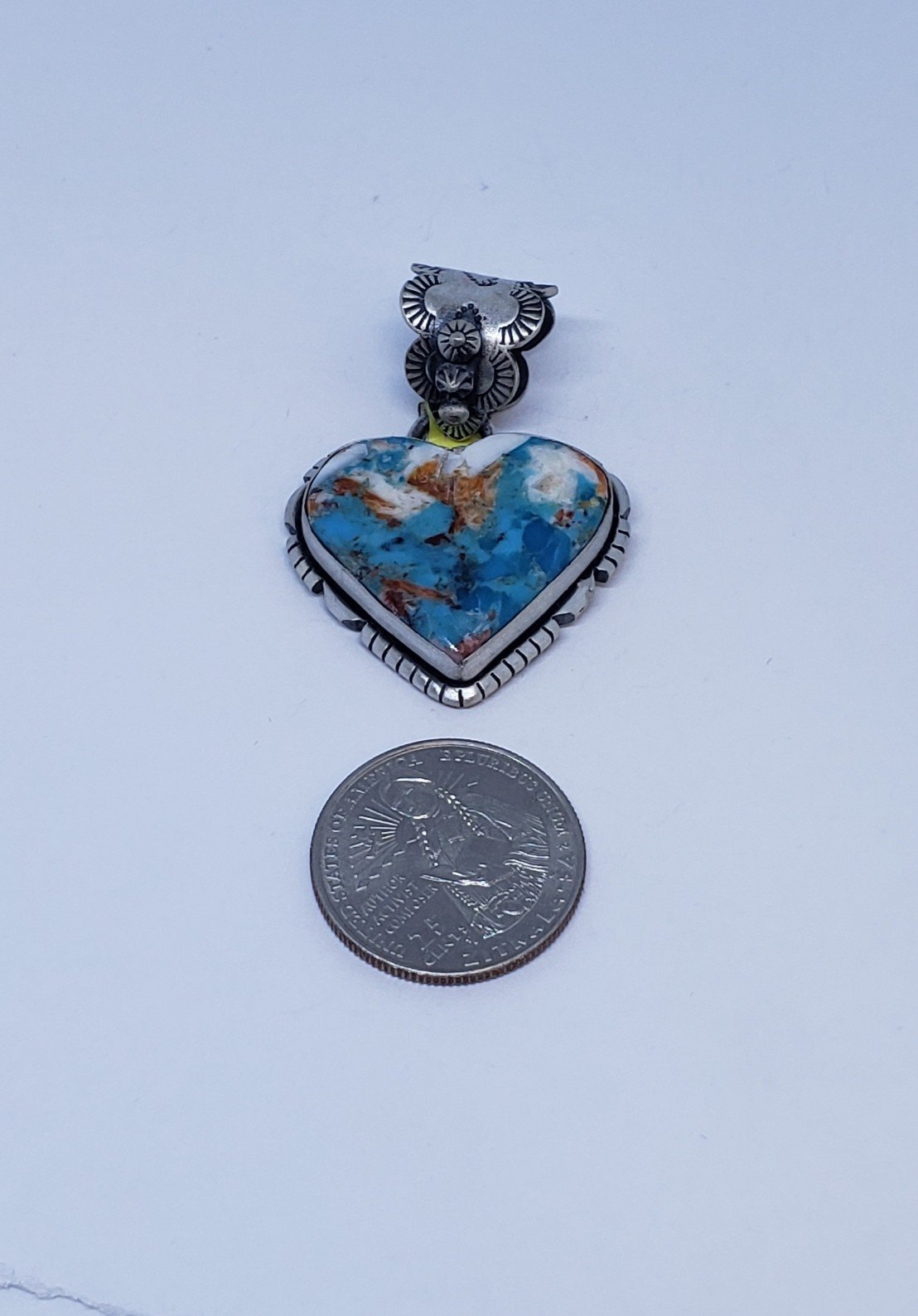 Turquoise Heart Pendant