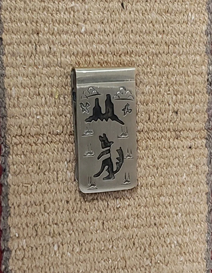 Southwest Sterling Silver Money Clip