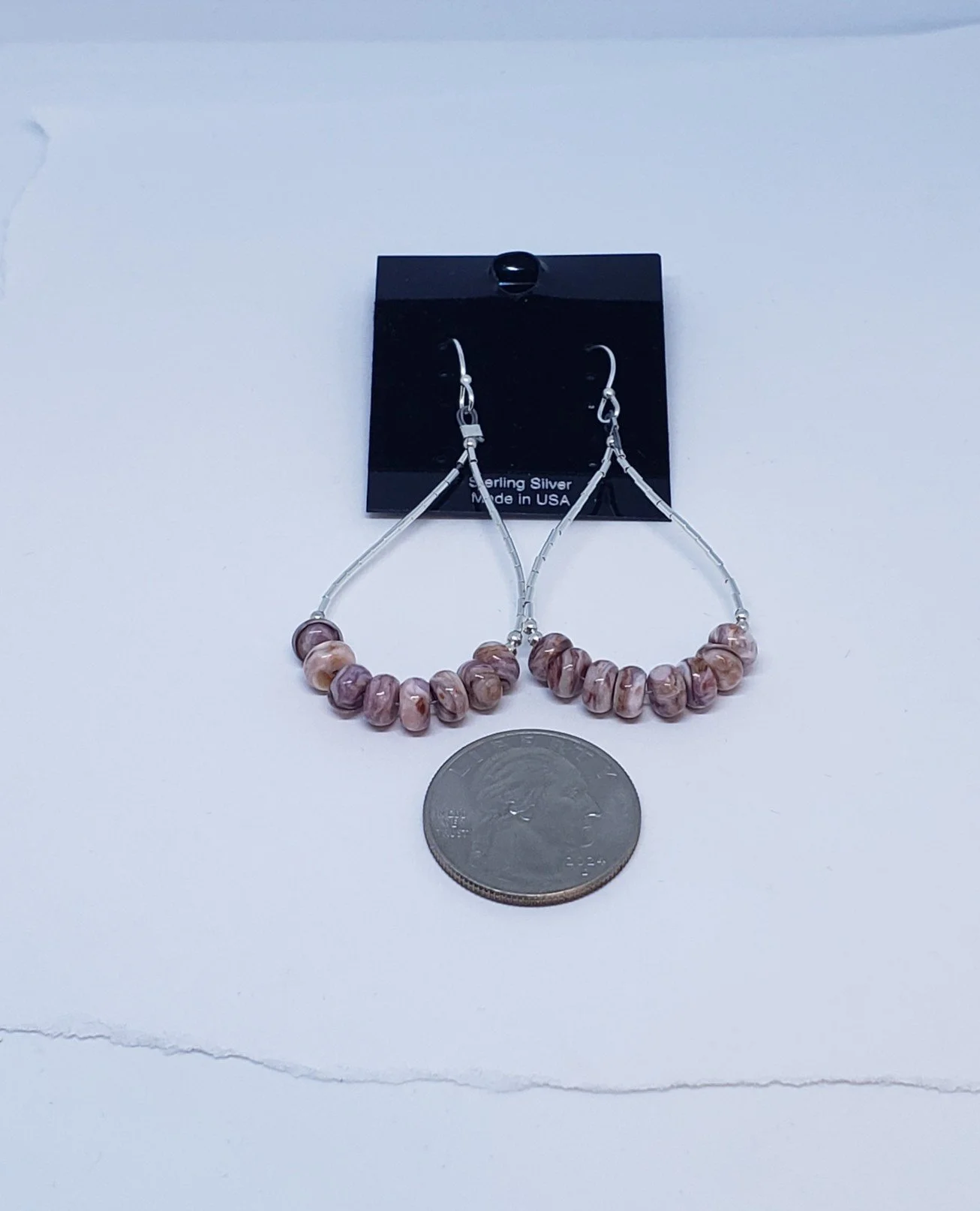 Purple Spiny Oyster Earrings