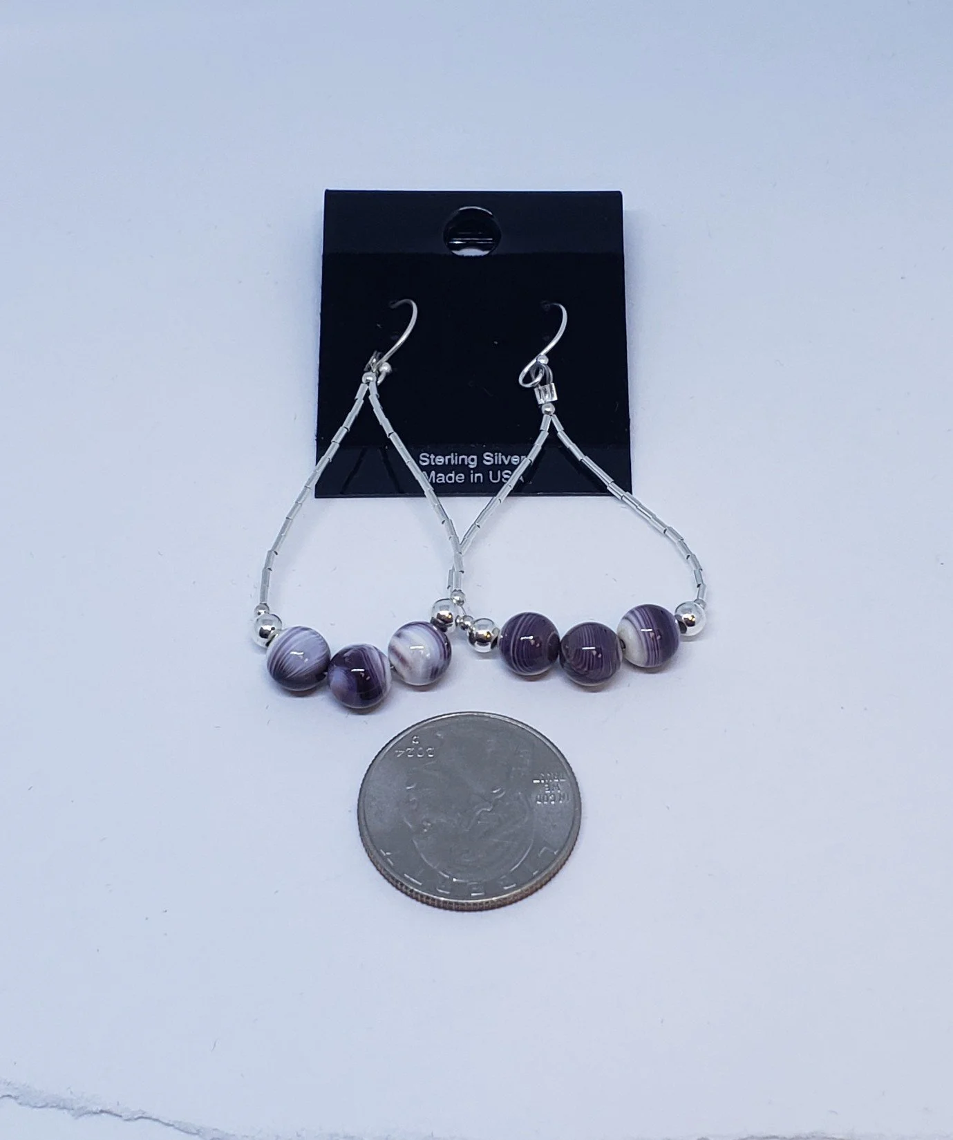 Wampum Shell Earrings