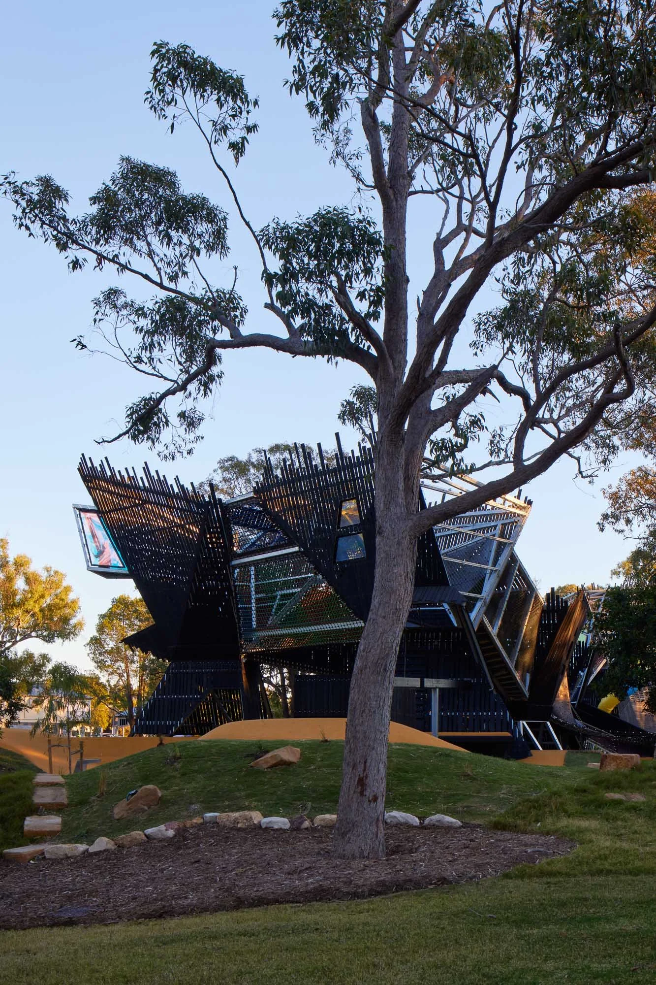 Bradbury Park Playground in Brisbane, designed by Alcorn Middleton