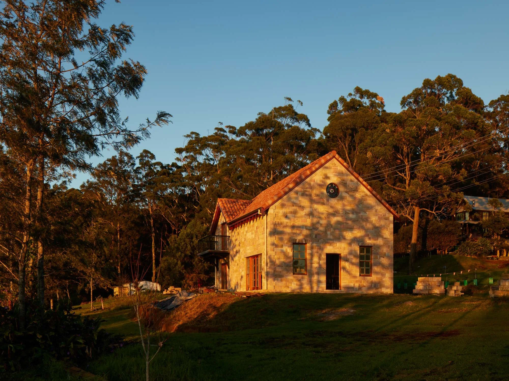 Exterior of Sandstone Residence in Mount Tamborine