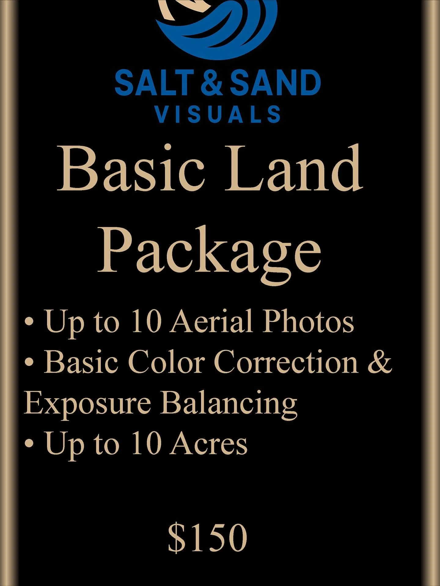 🚨New Drone Land packages!! The Elite Property package will be dropping Soon!!! 🚨
A bunch of update to saltandsandvisuals.com
Be sure to check it out!!