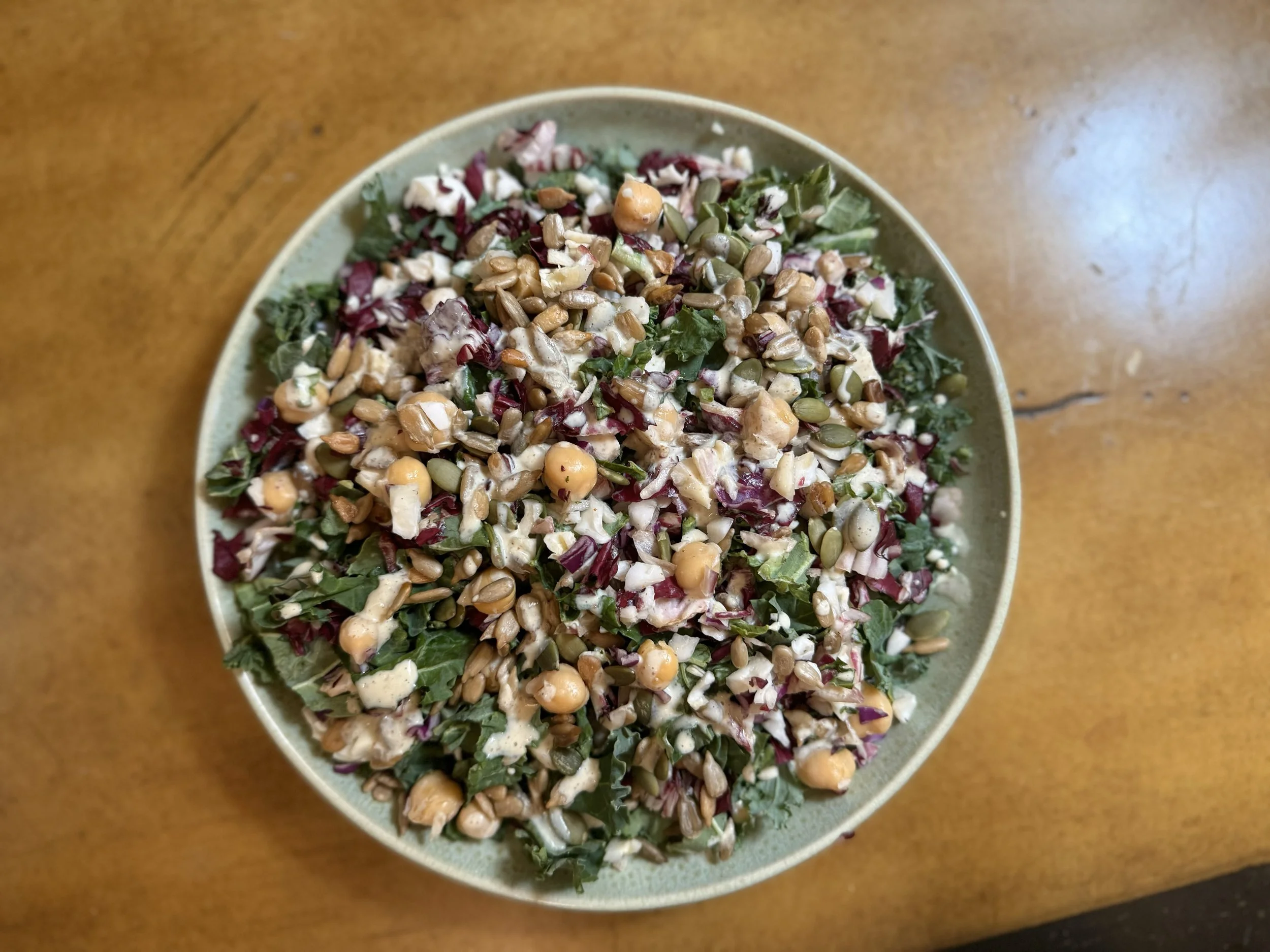 Chopped Kale Caesar Salad