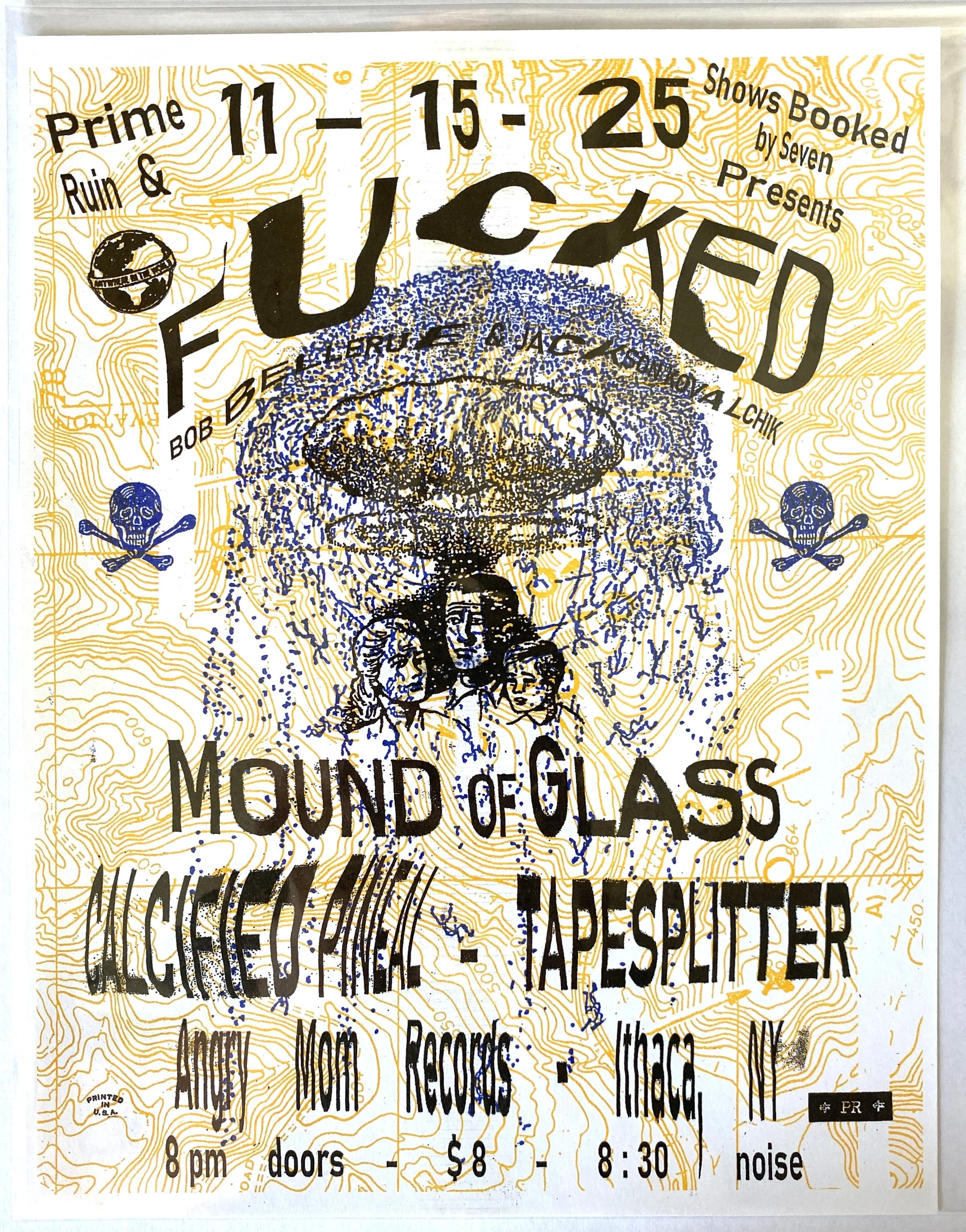 11/15/25 Fucked risograph poster