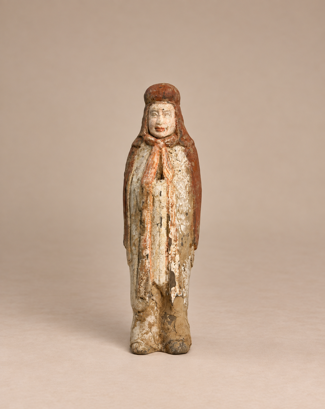 Northern Qi Attendant 北齊 風帽陶俑