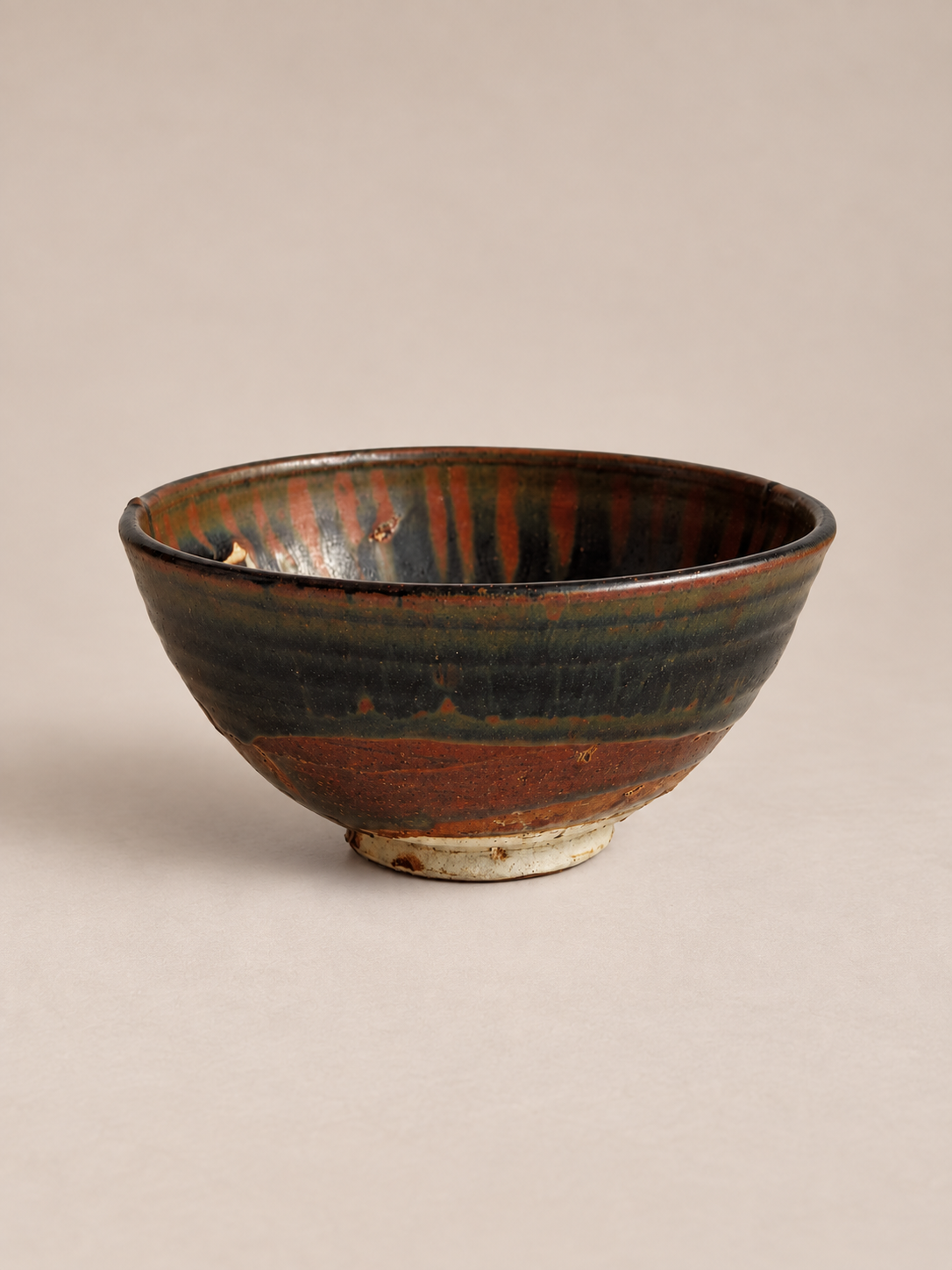 Song / Jin Dynasty Black & Russet Glazed Cizhou Bowl 宋金 磁州窯黑釉褐斑紋碗