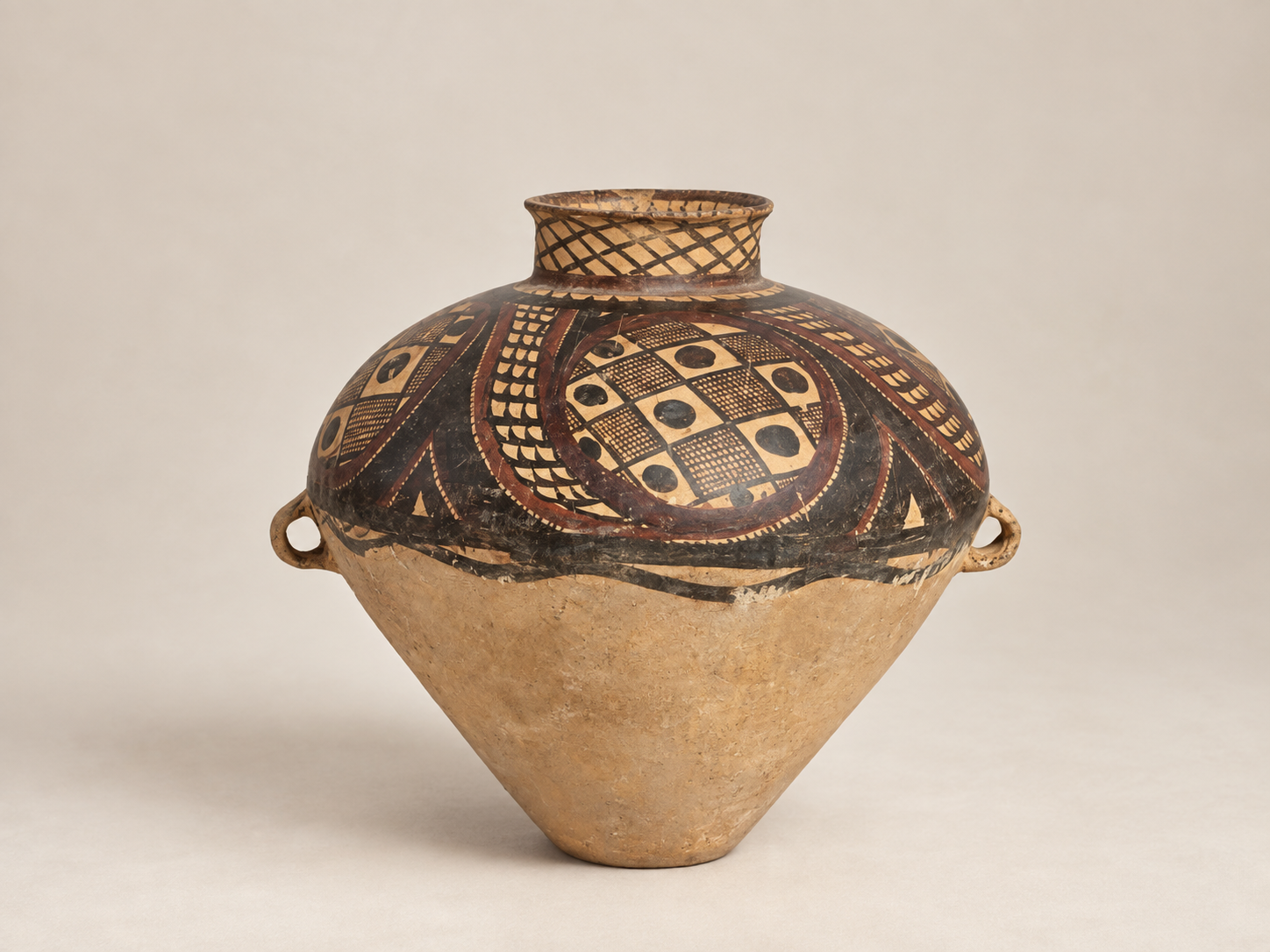 Neolithic Majiayao Culture Banshan Painted Pottery Jar 新石器時期 馬家窯 半山彩繪陶罐