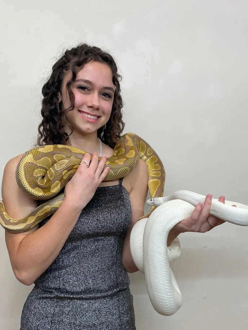 Celebrity using a snake for her music video. she rented it from uncle tonys reptiles in NYC