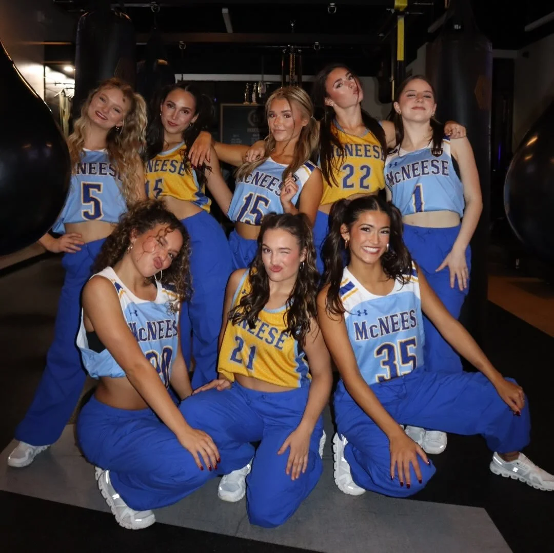 Pokes, finals week can hit hard &mdash; hit back. 🥊✨check out @mayweatherfitlakecharles for a much-needed mental reset and a study break!  
We are so grateful for our sponsor for keeping the Cowgirl Kickers energized and supported!