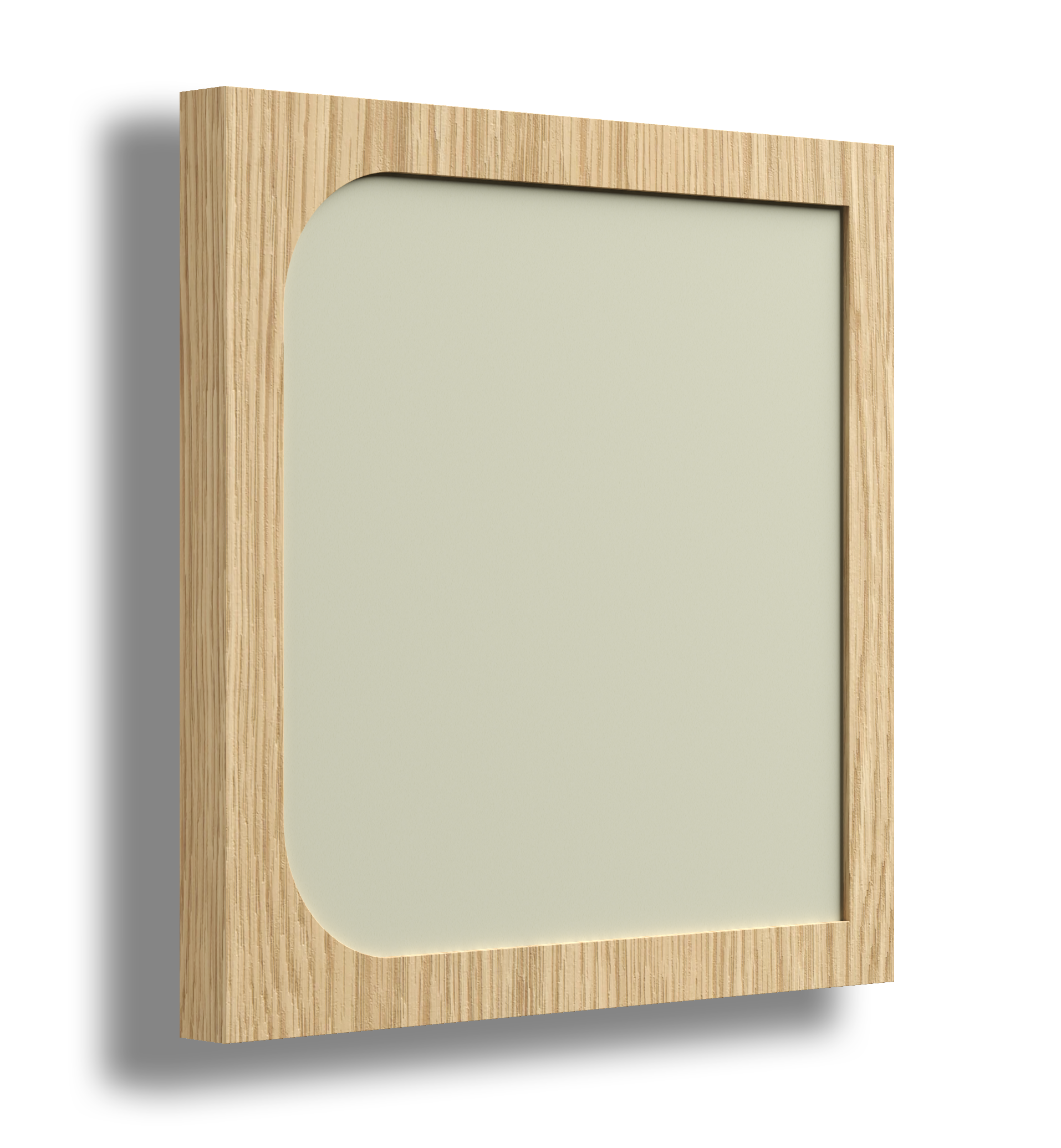 Semi Round profile timber joinery door with a laminate feature accent.
