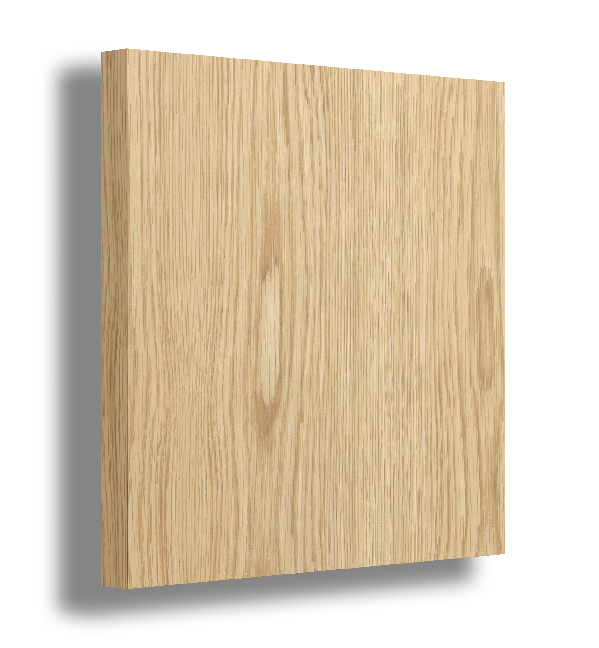 A vertical wooden panel with a natural wood grain finish.