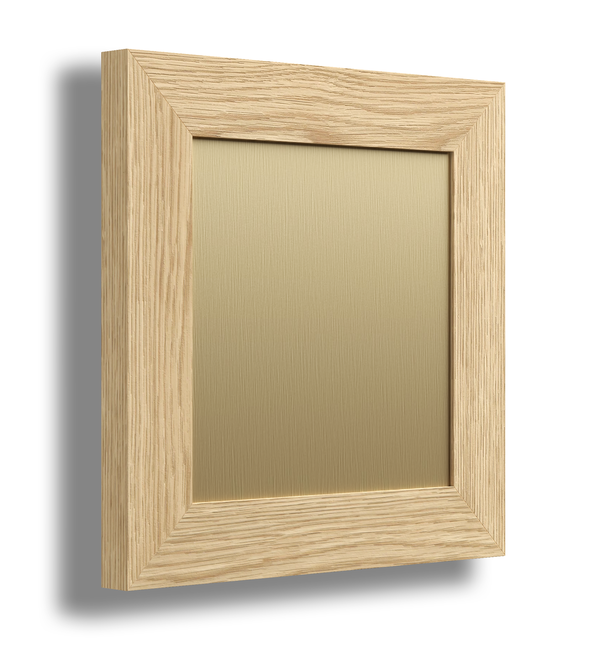 Mitre profile timber joinery door with a brushed bronze feature accent.