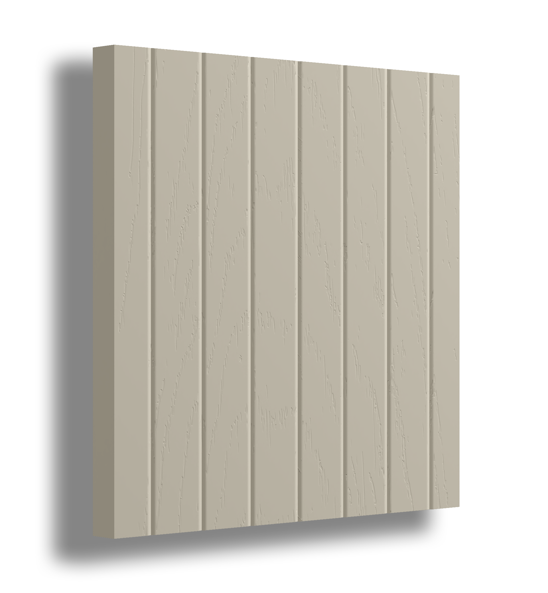 VJ profile timber joinery door painted in porters old stone wall .