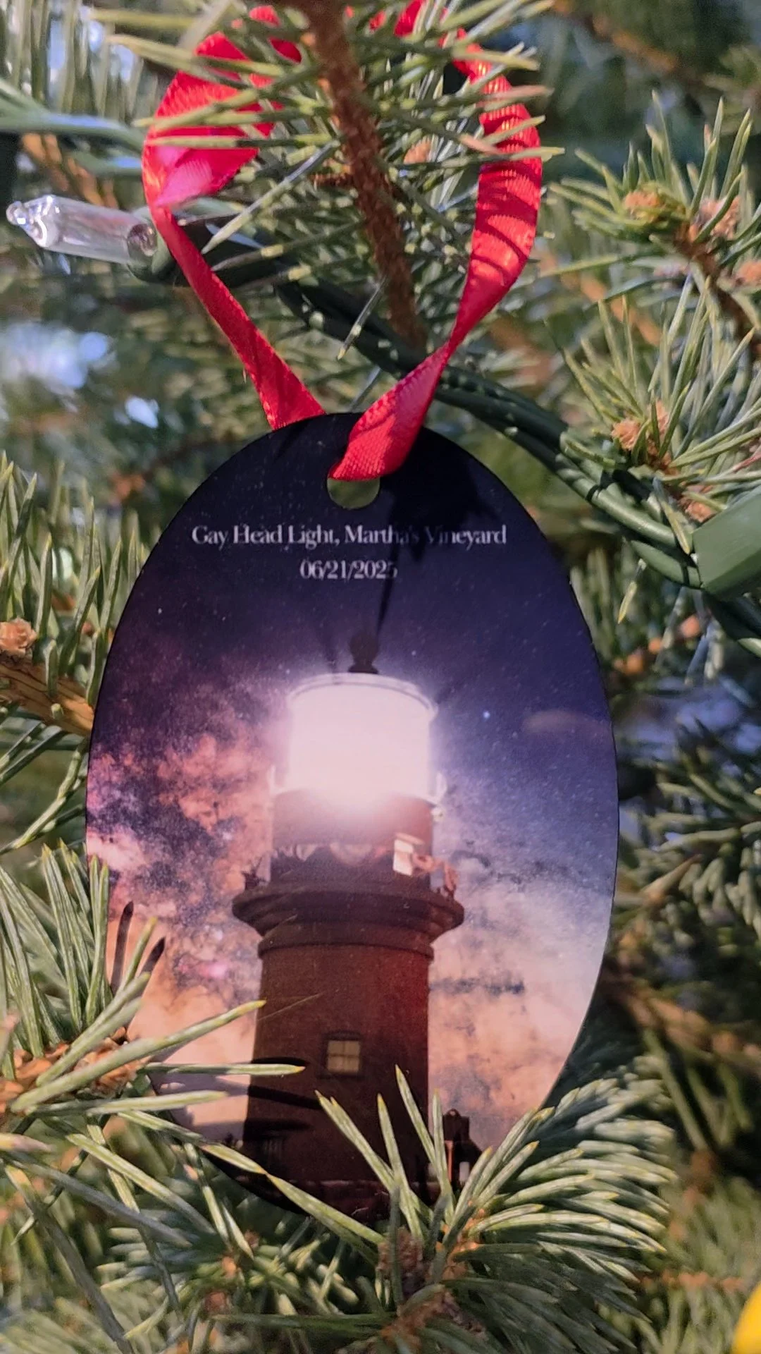 Lighthouse Milky Way Ornament