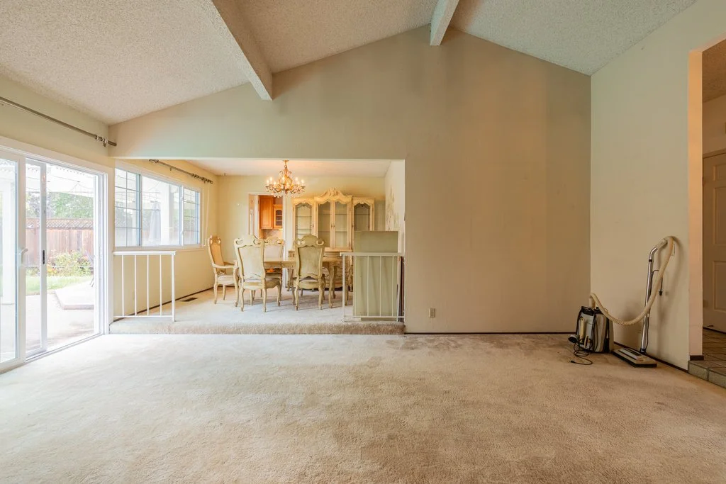 Dining room, Living room: BEFORE